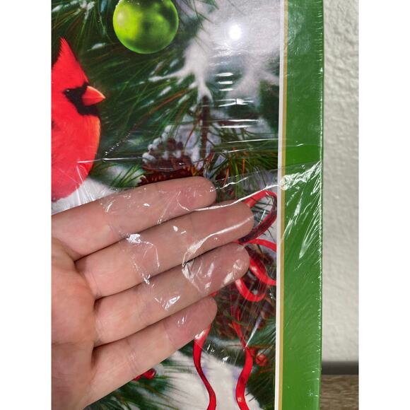 Springbok 500 Piece Puzzle Cardinal Christmas Tree Ornaments Sealed‎ USA Made - Picture 2 of 9